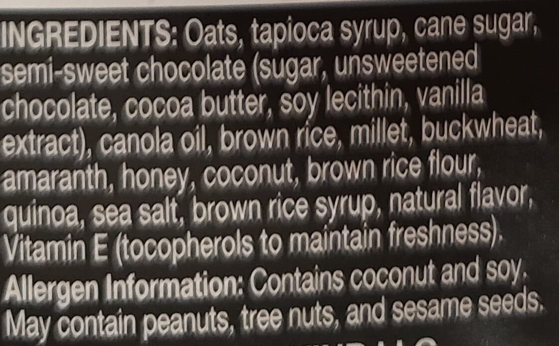 Kind Kind Healthy Grains Dark Chocolate Chunk packshot