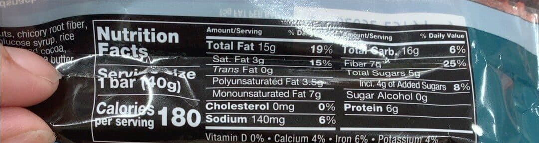 Kind dark chocolate nuts & sea salt packshot