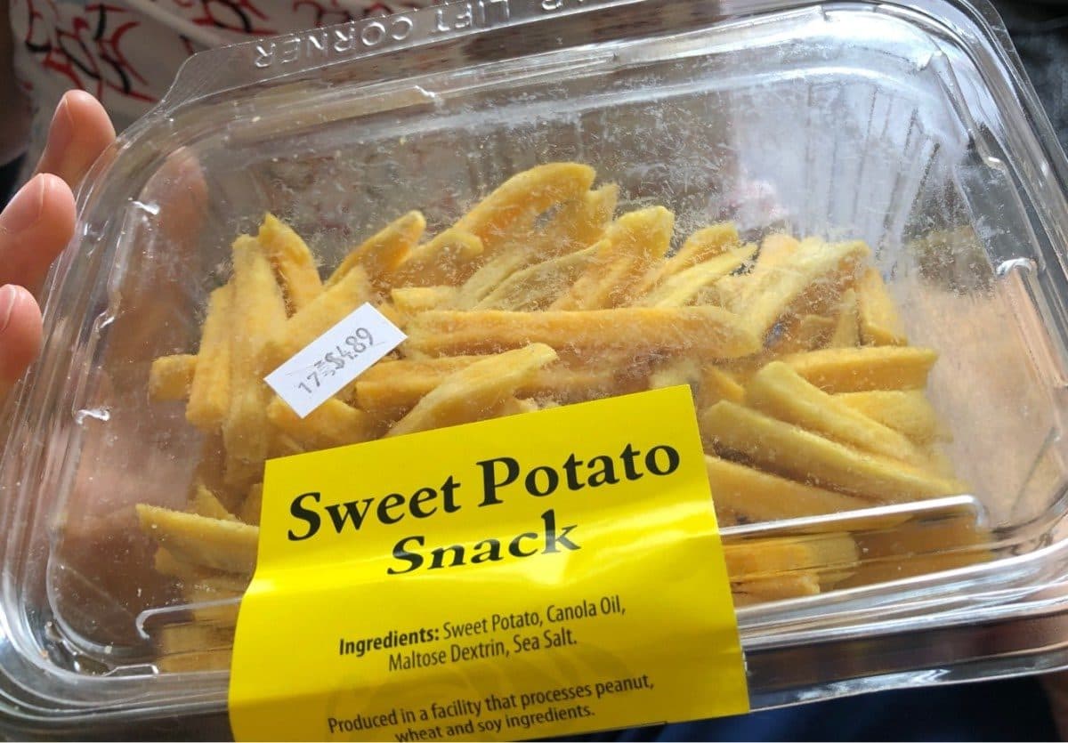 Kikka Sweet potato snack packshot