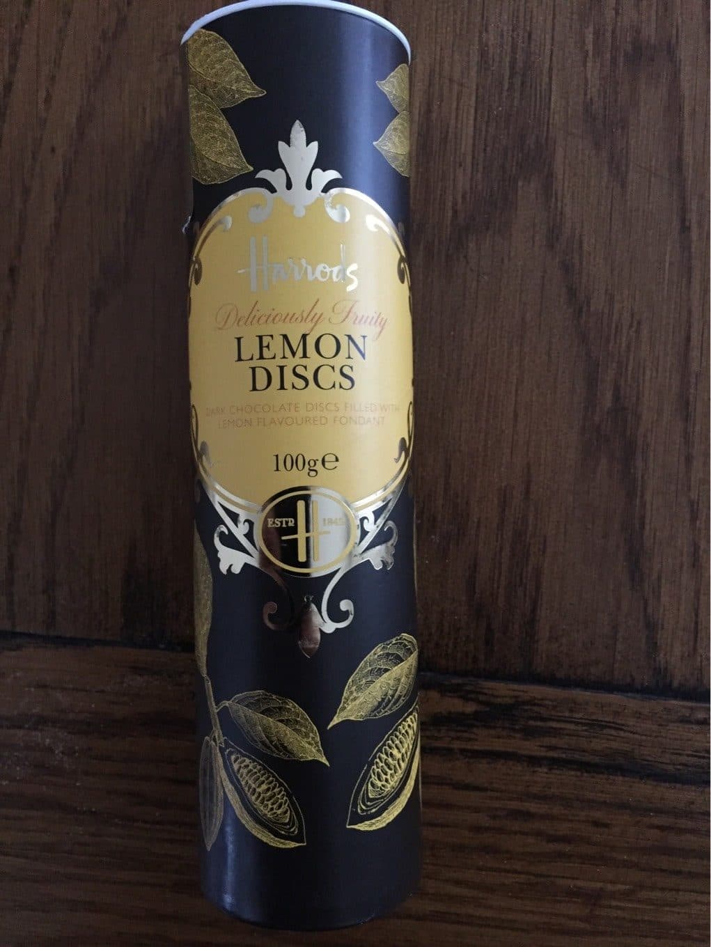 Harrods Lemon discs packshot