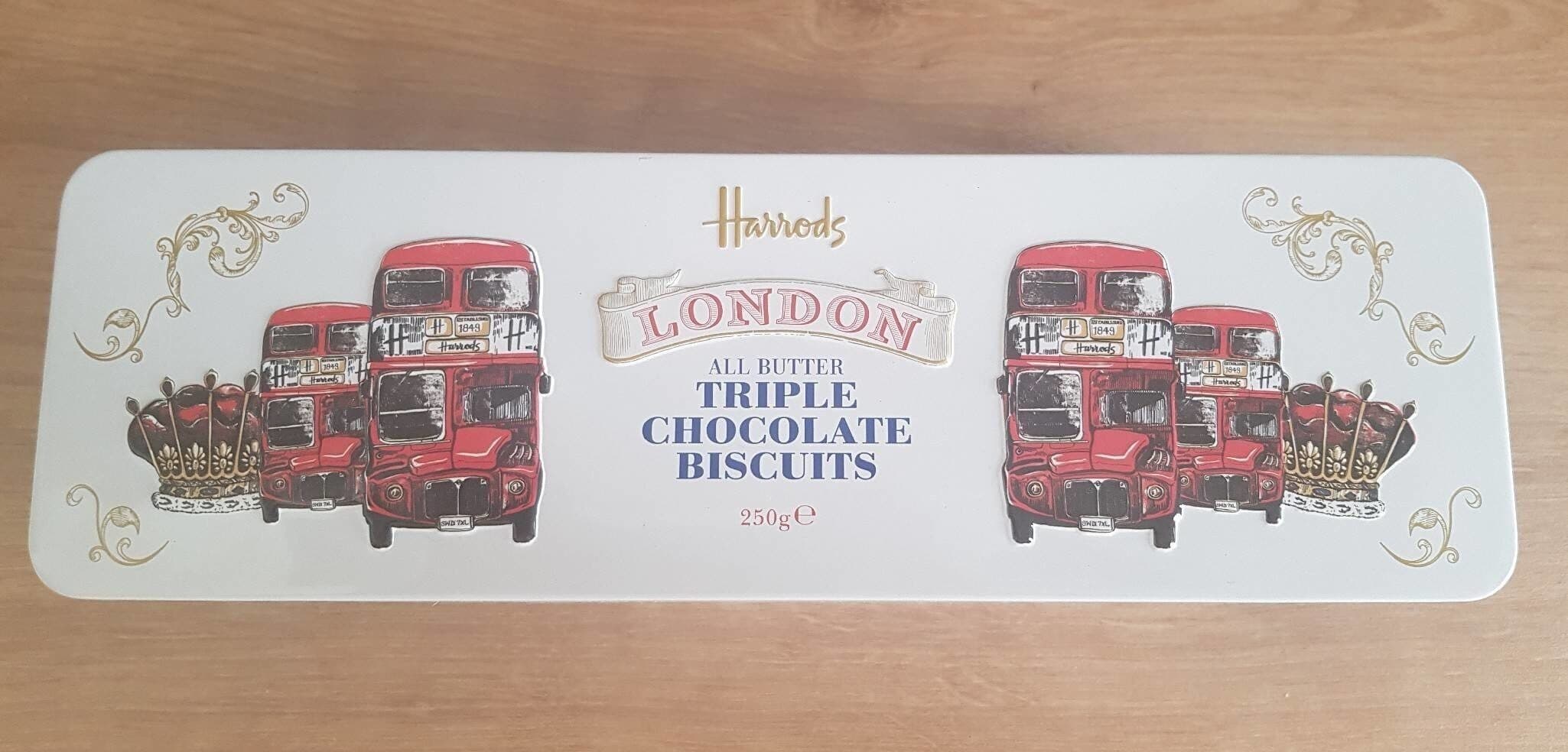 Harrods Triple Chocolate Biscuits packshot