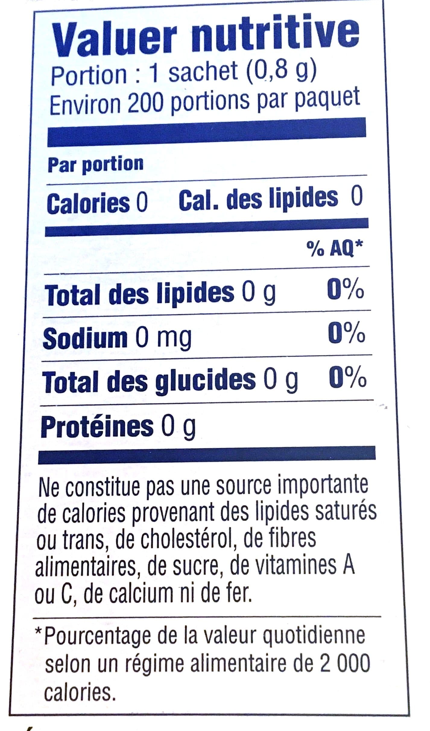 Up Country Naturals Of Vermont Inc. Sugar Twin, Calorie Free Sweetener Packets packshot