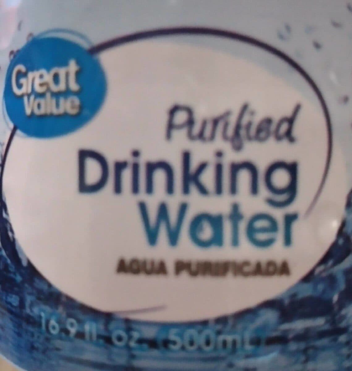 Great Value Purified Drinking Water packshot