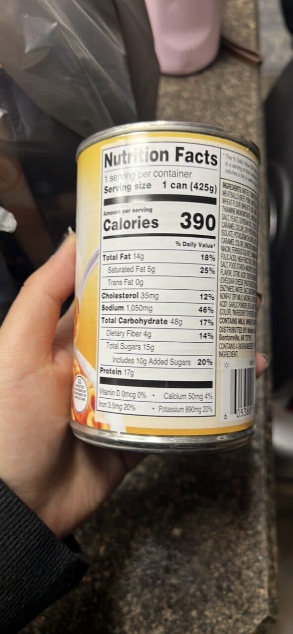 Great Value Pasta Rings & Meatballs in Tomato Sauce packshot