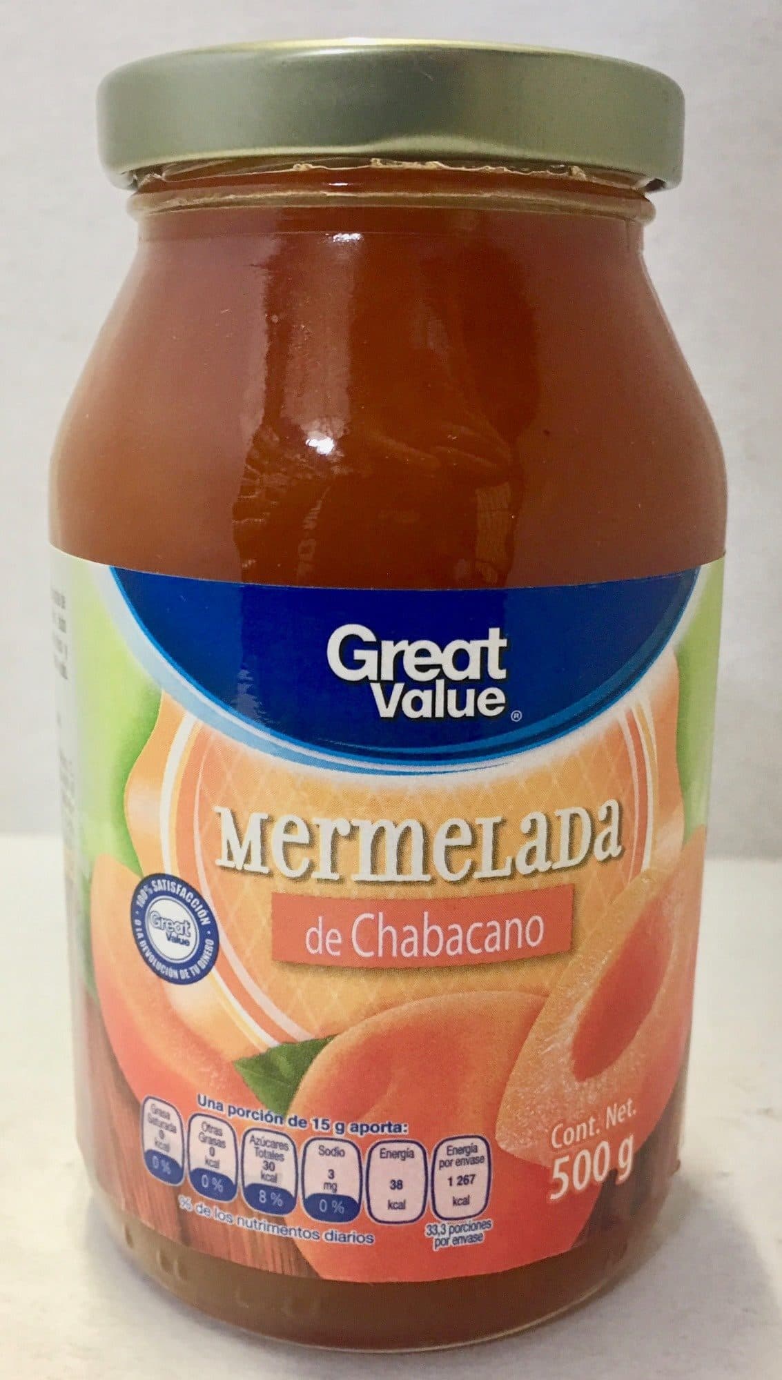 GREAT VALUE MERMELADA DE CHABACANO GREAT VALUE packshot
