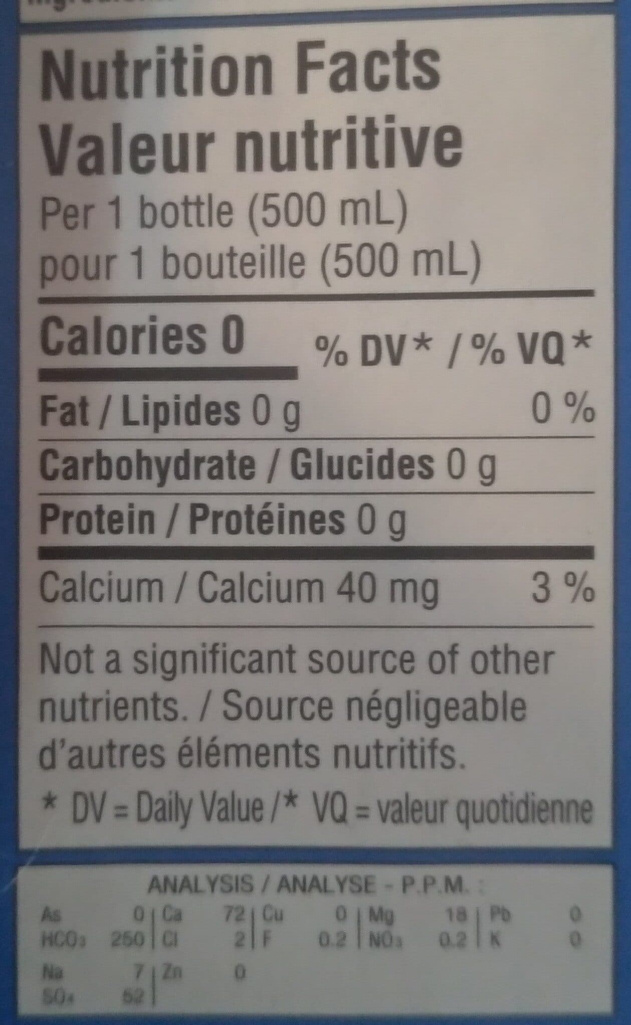 Great Value Natural Spring Water packshot