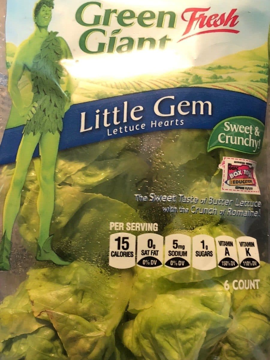 Open Food Facts Sweet & crunchy little gem lettuce hearts packshot