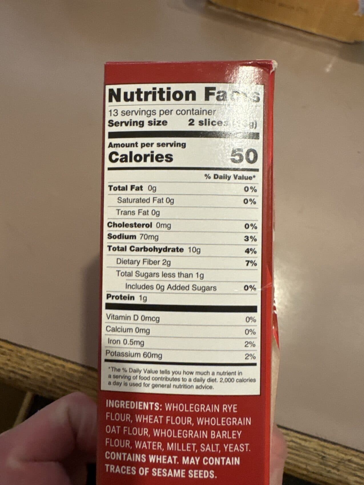 Finn Crisp Multigrain Thin Crispbread packshot