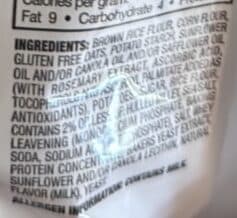 Milton's Crispy Sea Salt Gluten Free Crackers packshot