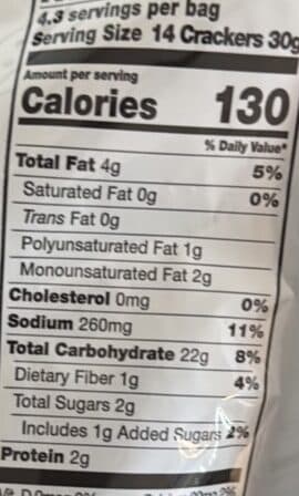 Milton's Crispy Sea Salt Gluten Free Crackers packshot