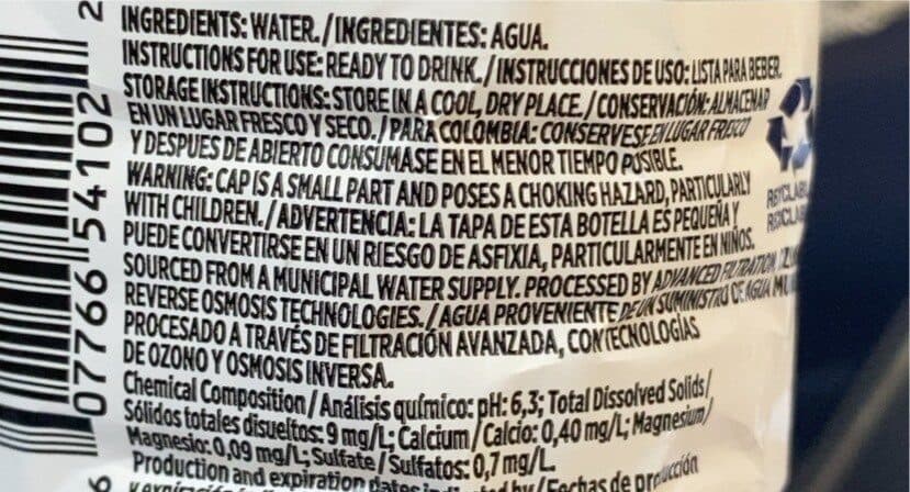 member's selection Purified Drinking Water packshot