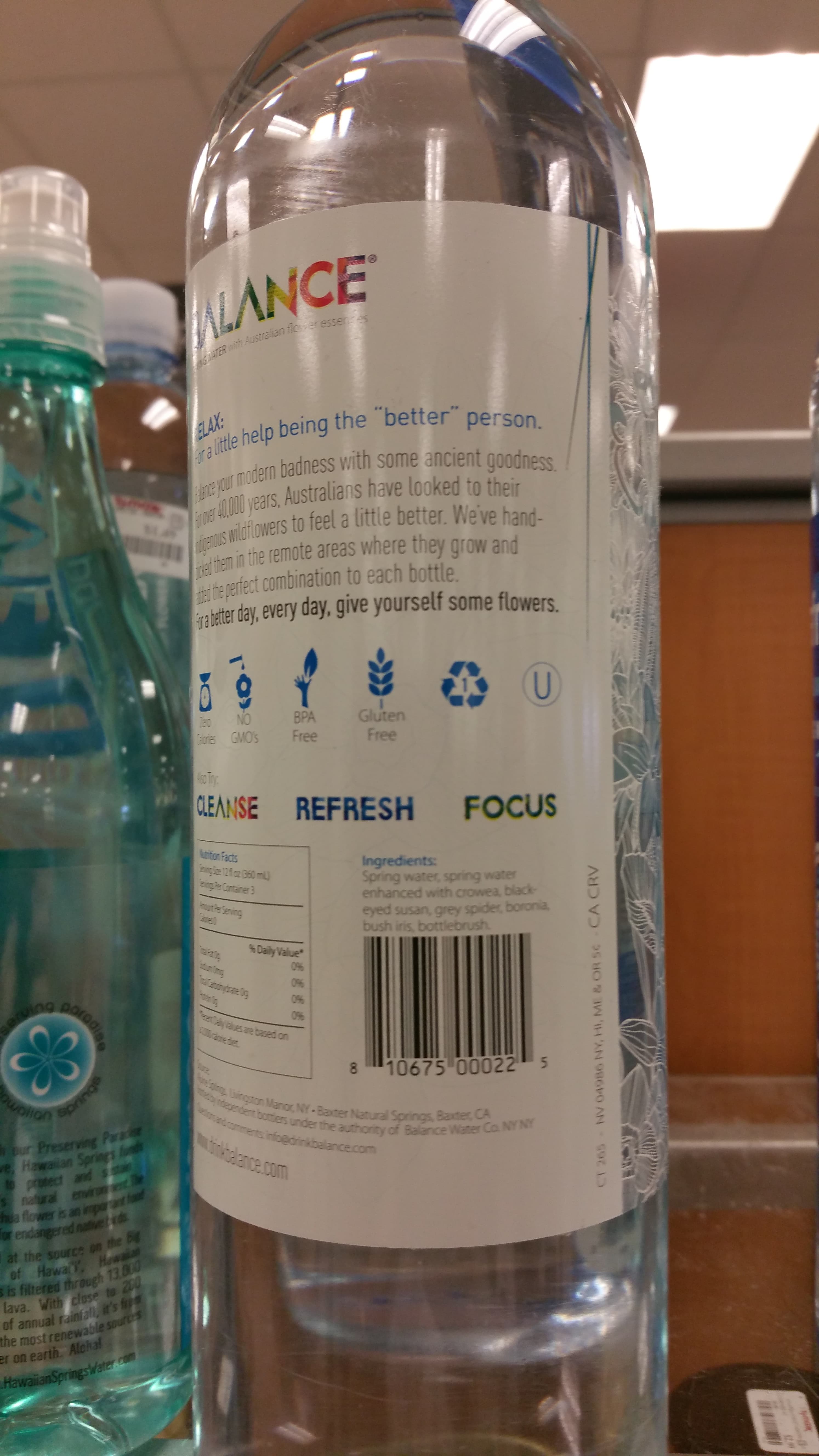 Eternal Beverages Inc Eternal, Naturally Alkaline Spring Water packshot