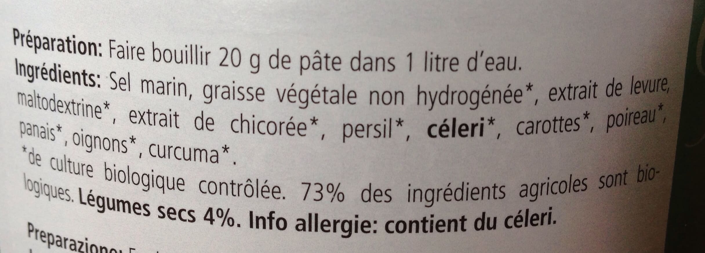Morga Bouillon de légume packshot