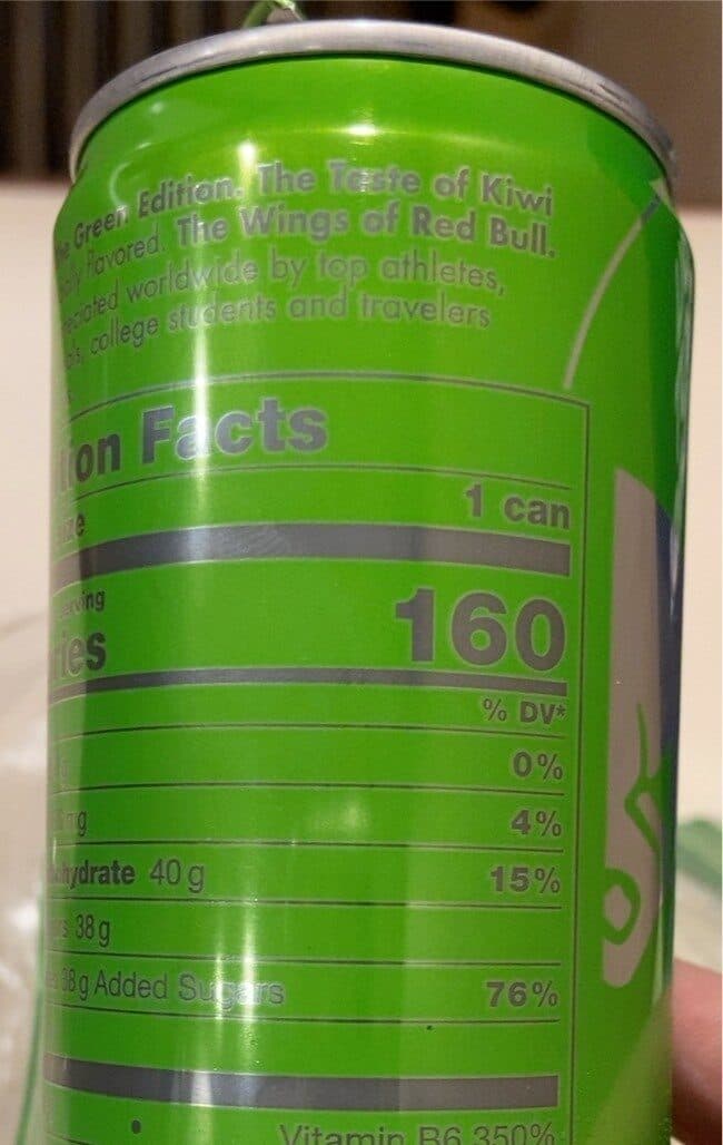 Red Bull Energy Drink packshot