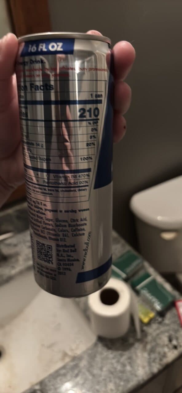 Red Bull Energy Drink packshot