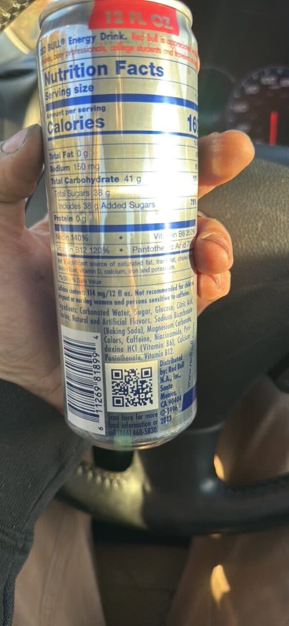 Red Bull Energy Drink packshot