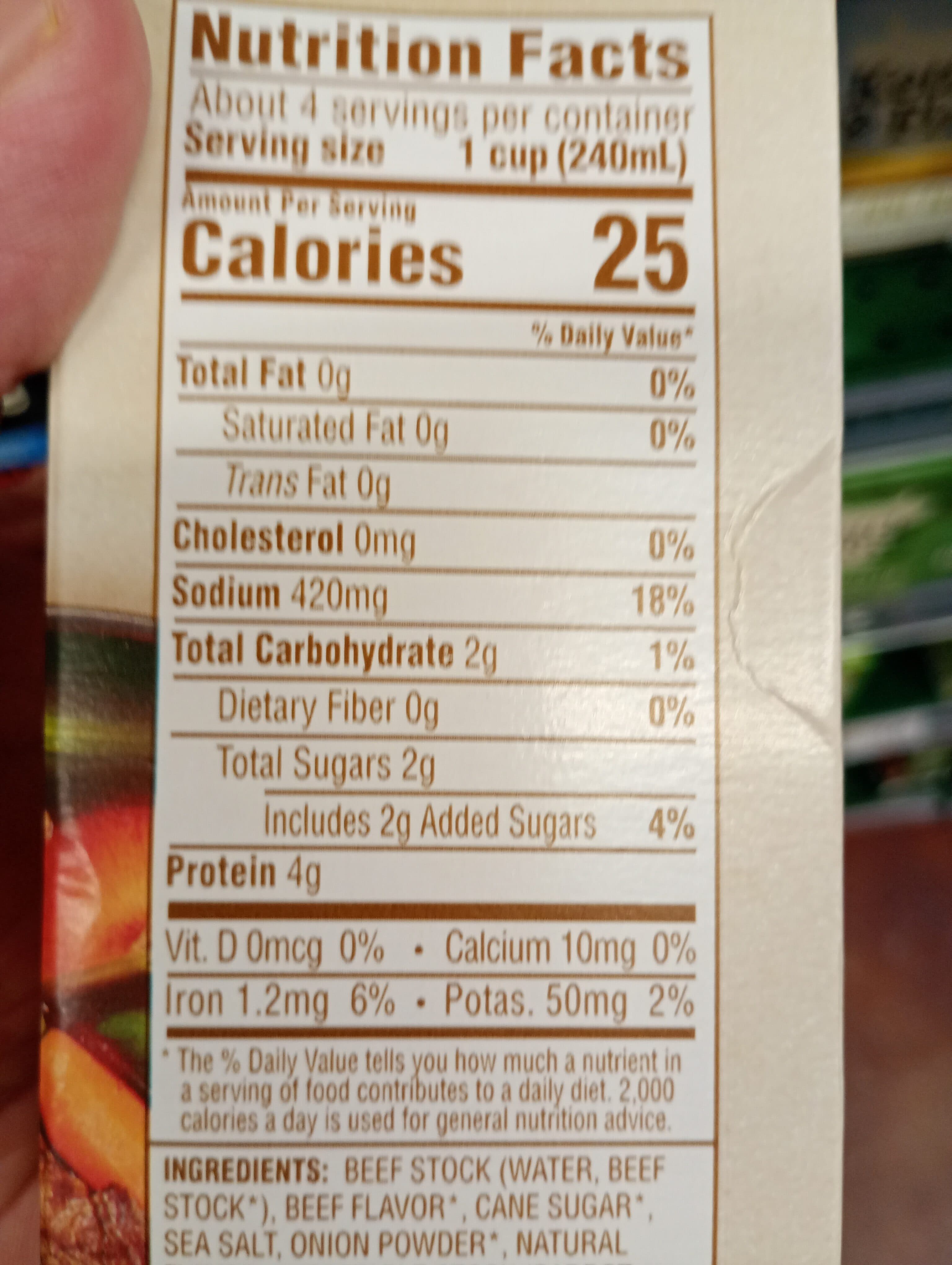 Mccormick & Company Inc. Organic stock for cooking, beef packshot