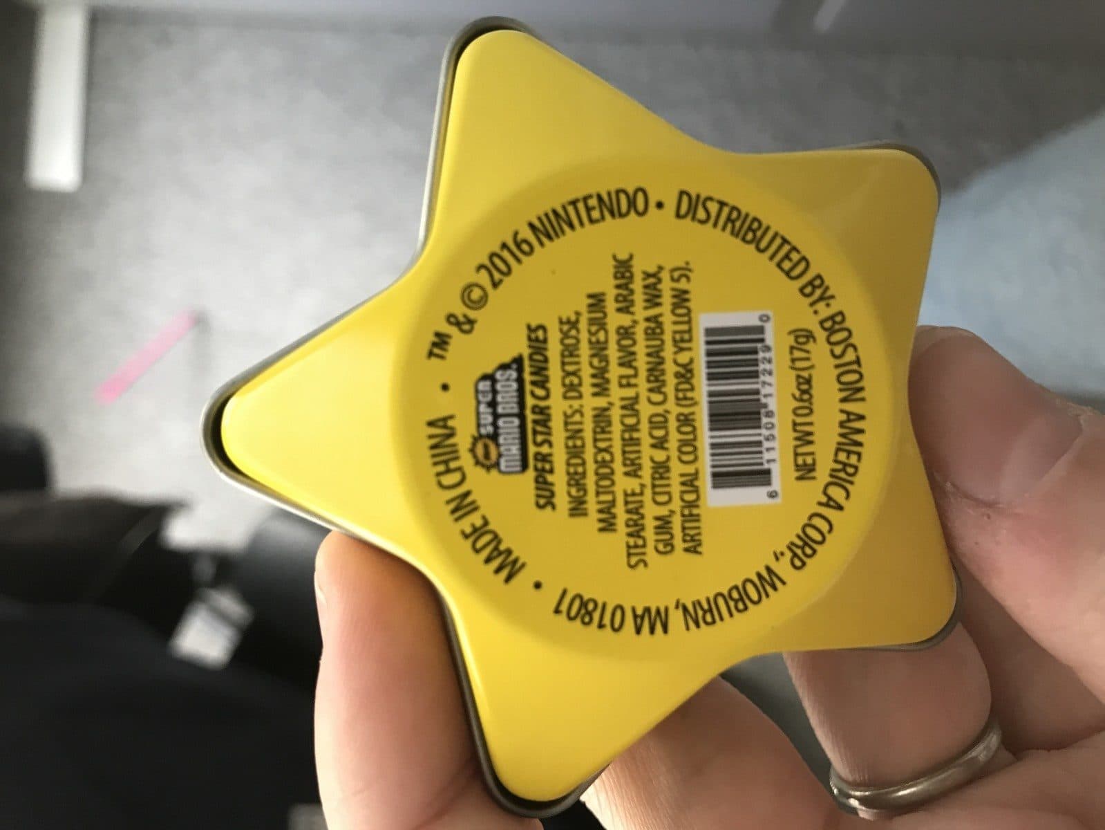 Open Food Facts Super Mario Yellow Super Star Candies packshot