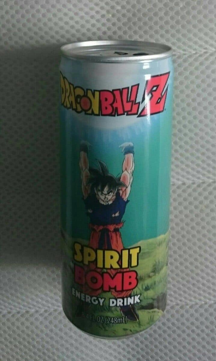 Open Food Facts Spirit Bomb energie drink Dragon Ball Z packshot