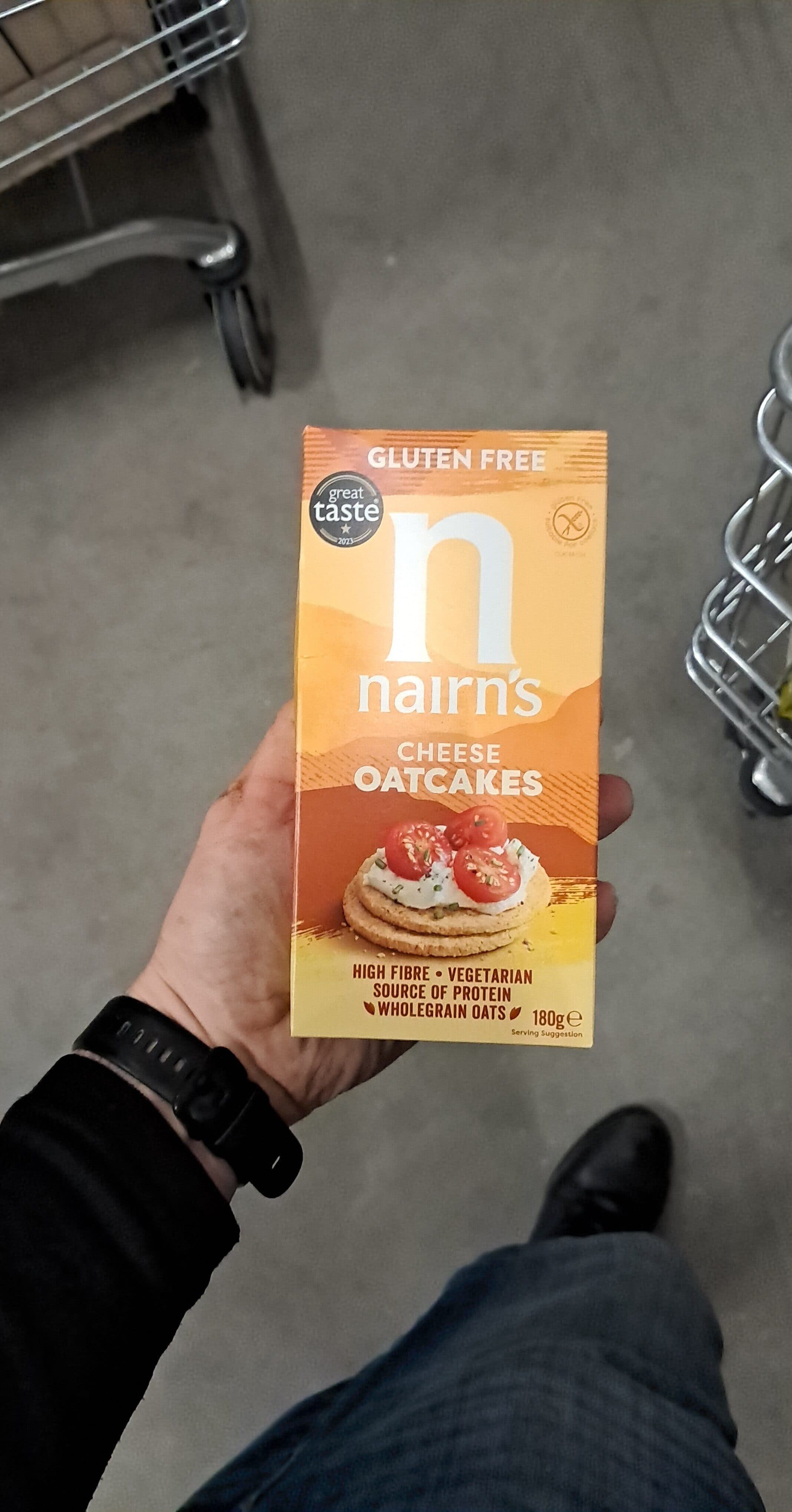 nairn's Cheese Oatcakes packshot