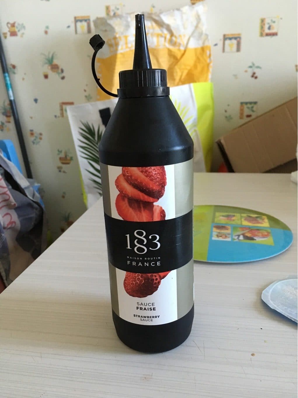 Maison Routin France 183 sauce fraise packshot