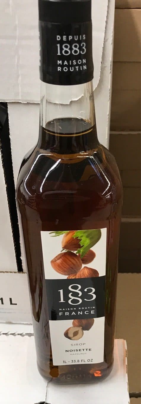 1883 Sirop Noisette packshot