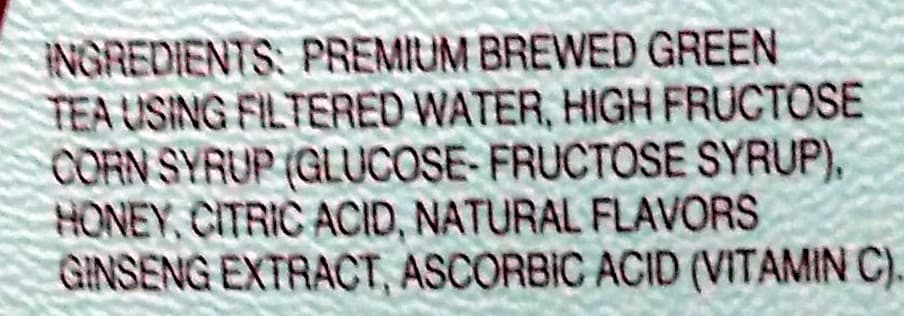 Arizona Green Tea with Ginseng and Honey packshot