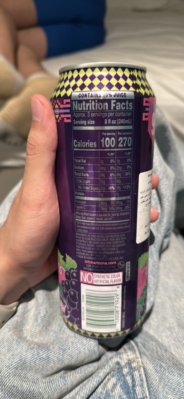 AriZona Grapeade Fruit Juice Cocktail packshot