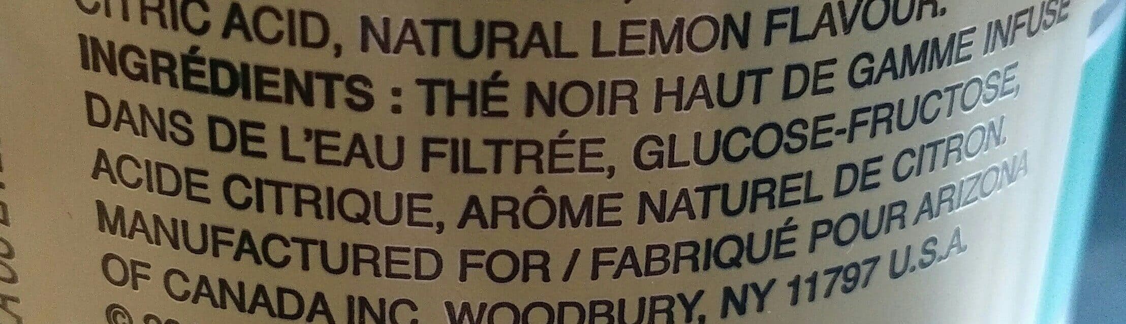 Arizona Arizona Ice Tea with Lemon Flavor packshot