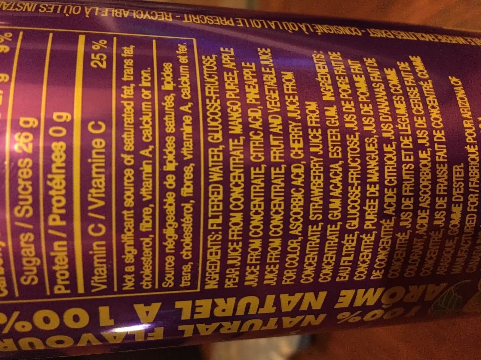 Arizona Fruit punch packshot