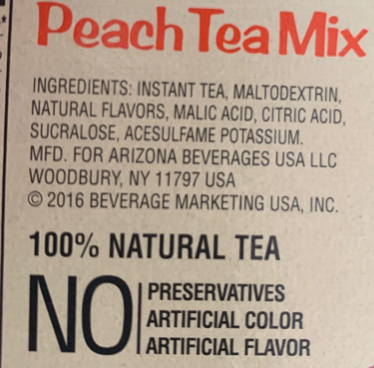 Arizona Iced tea stix packshot