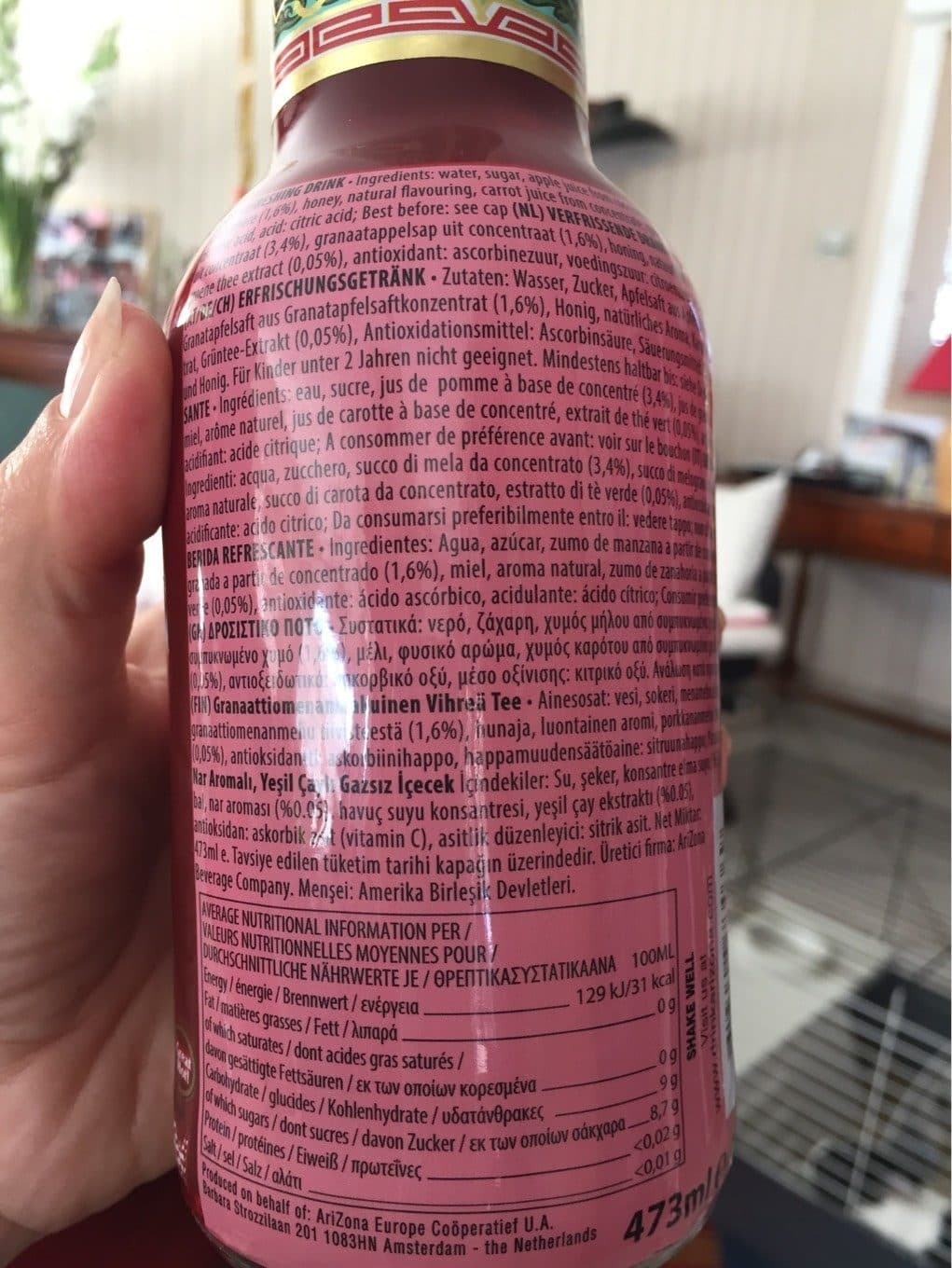 Arizona Arizona Thé Vert Pomme Grenade packshot