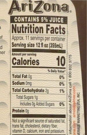 Arizona Arnold palmer zero calorie iced tea and lemonade packshot