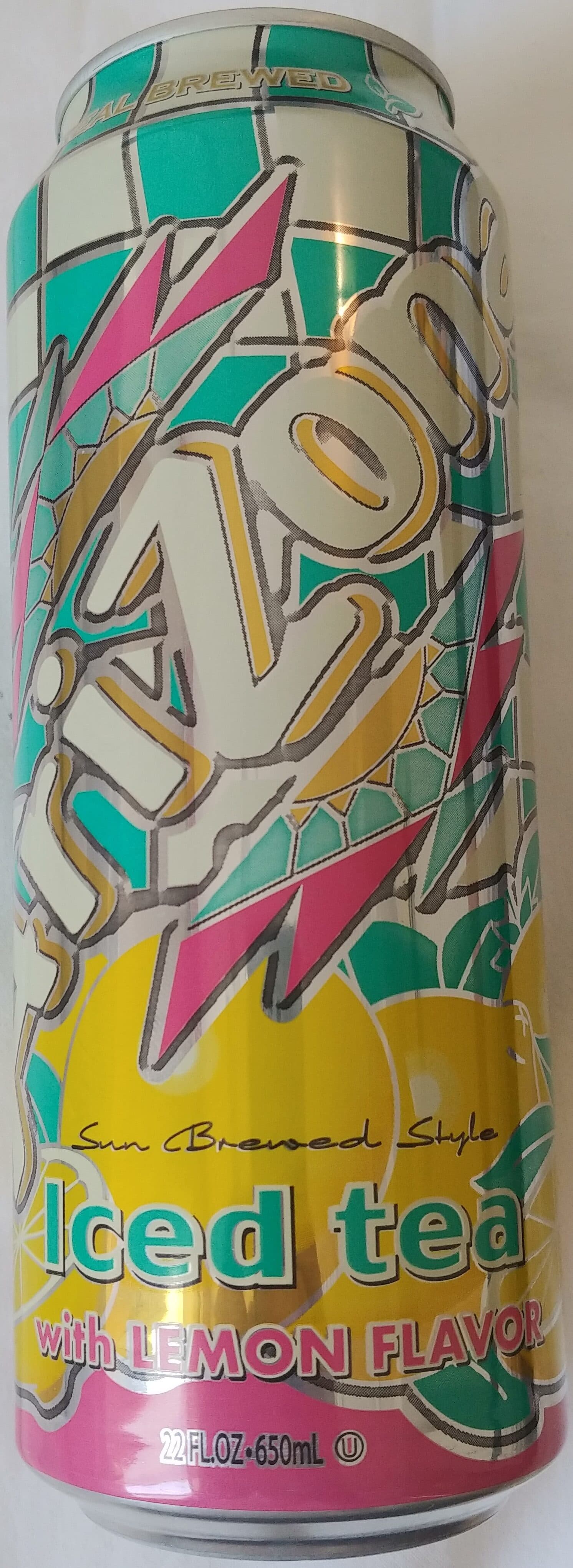 AriZona Iced tea with Lemon flavor packshot