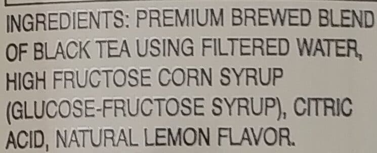 AriZona Iced tea with Lemon flavor packshot