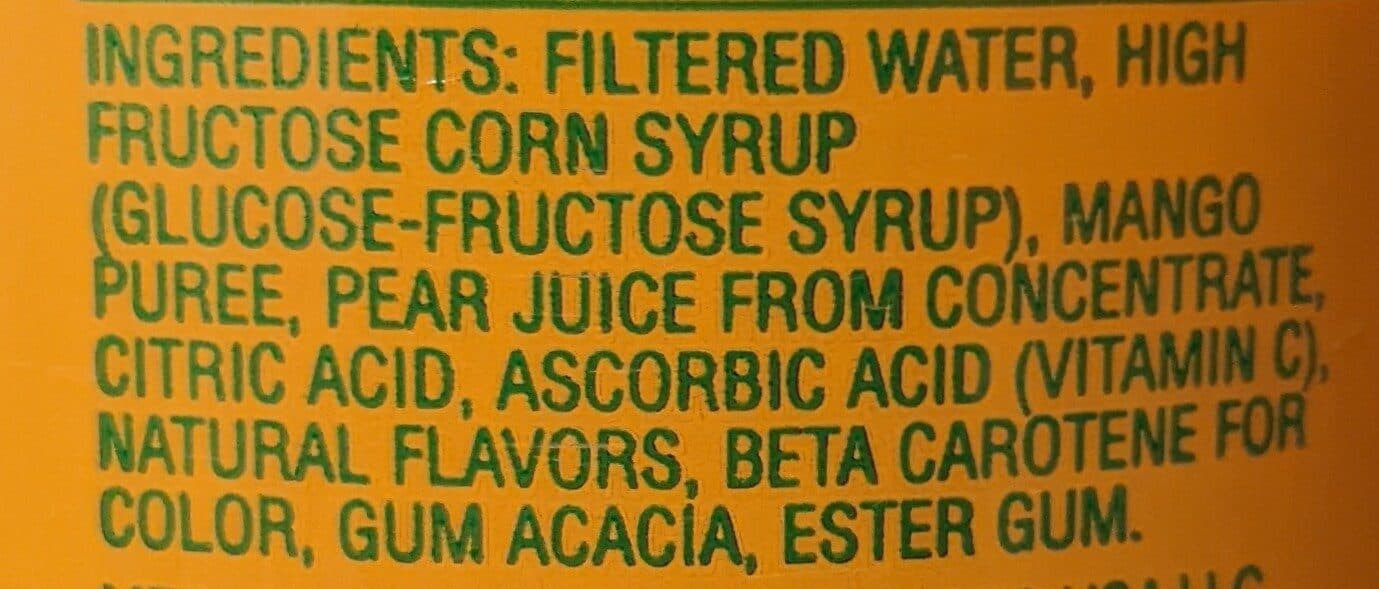 AriZona Mucho Mango Fruit Juice Cocktail packshot