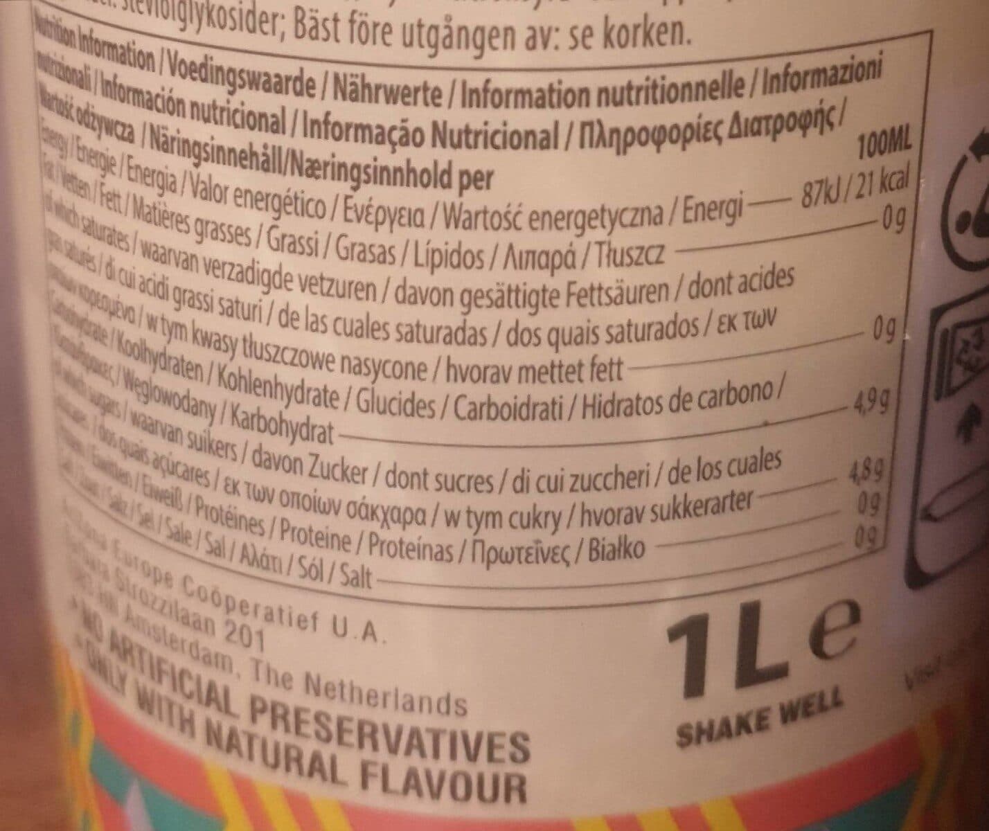 Arizona Iced tea with peach flavour packshot