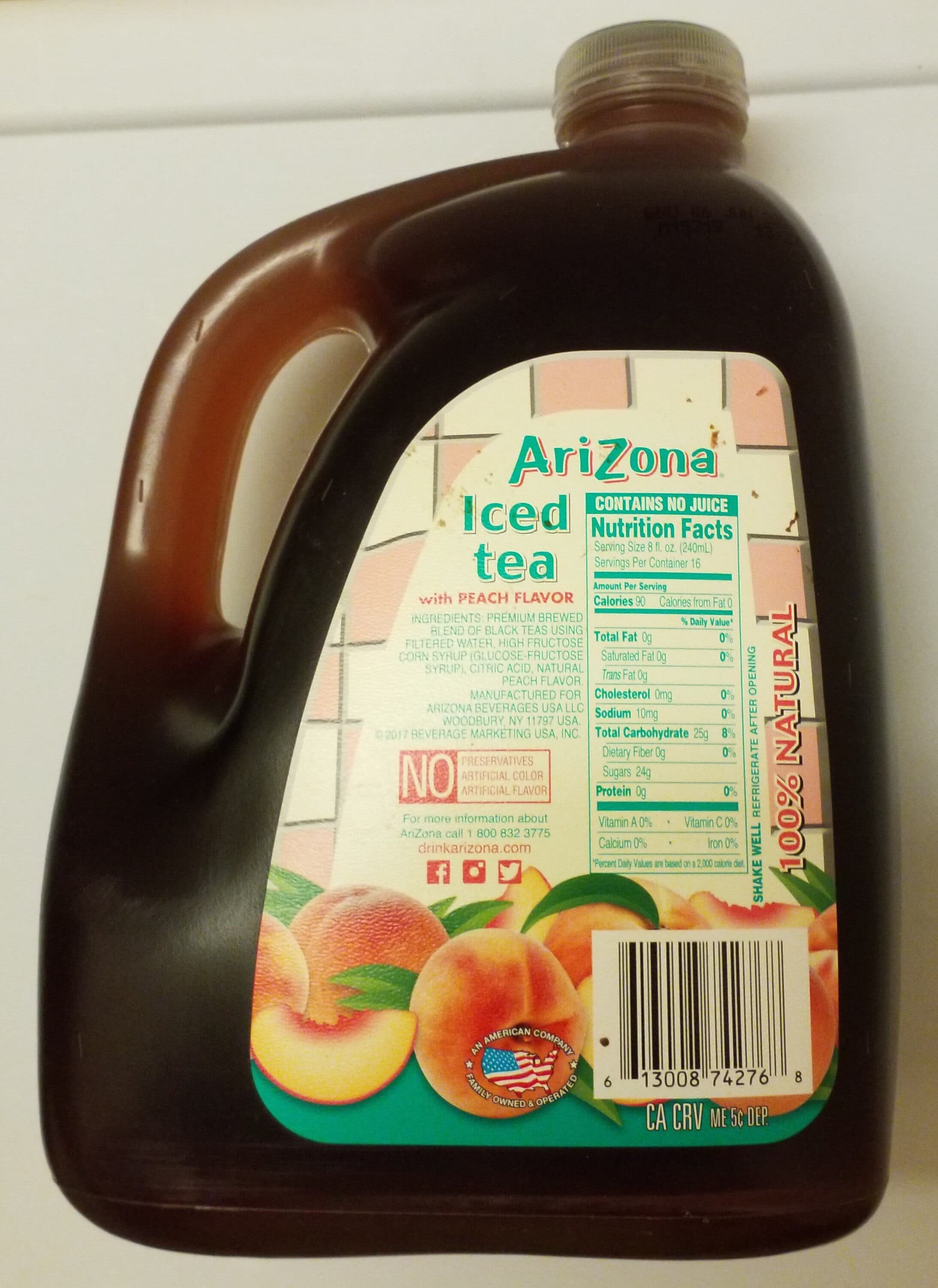 Arizona Iced Tea, Peach packshot