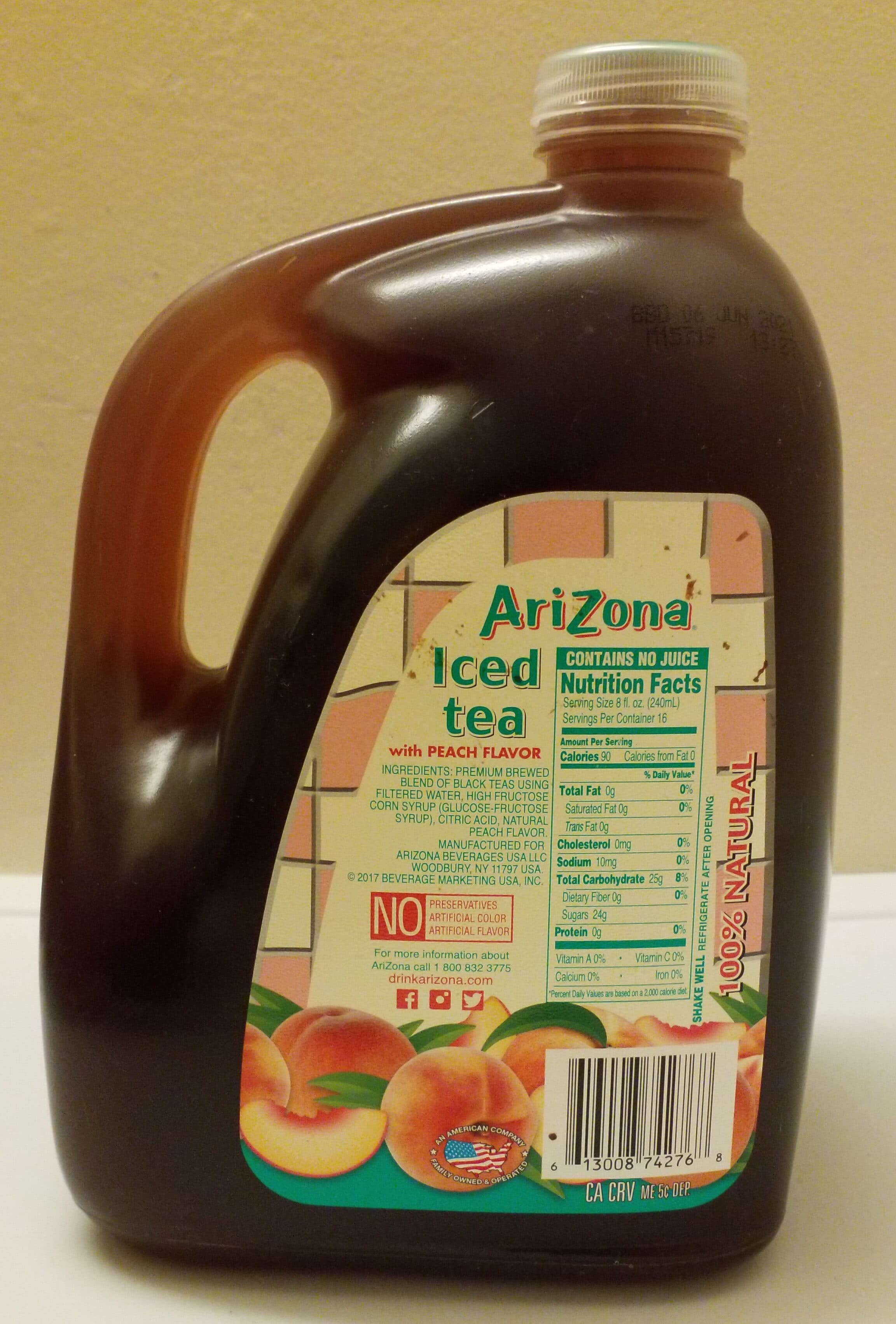Arizona Iced Tea, Peach packshot