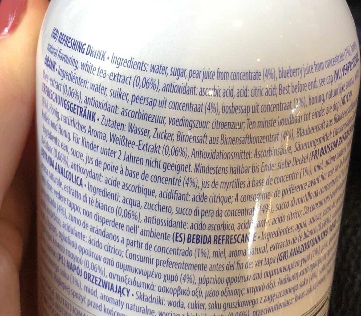 Arizona Arizona Blueberry White tea packshot