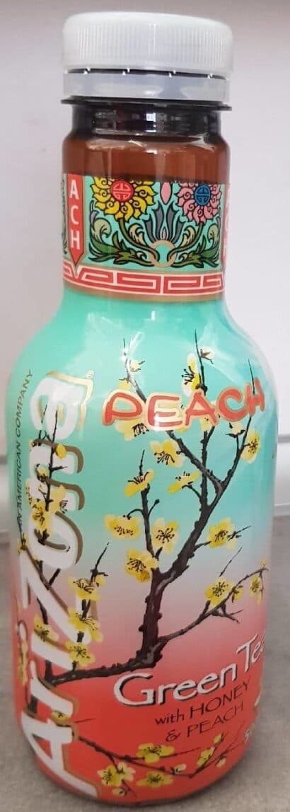 Arizona Arizona Green Tea with HONEY and PEACH packshot