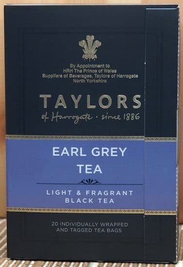 Taylors of Harrogate Earl Grey Tea packshot
