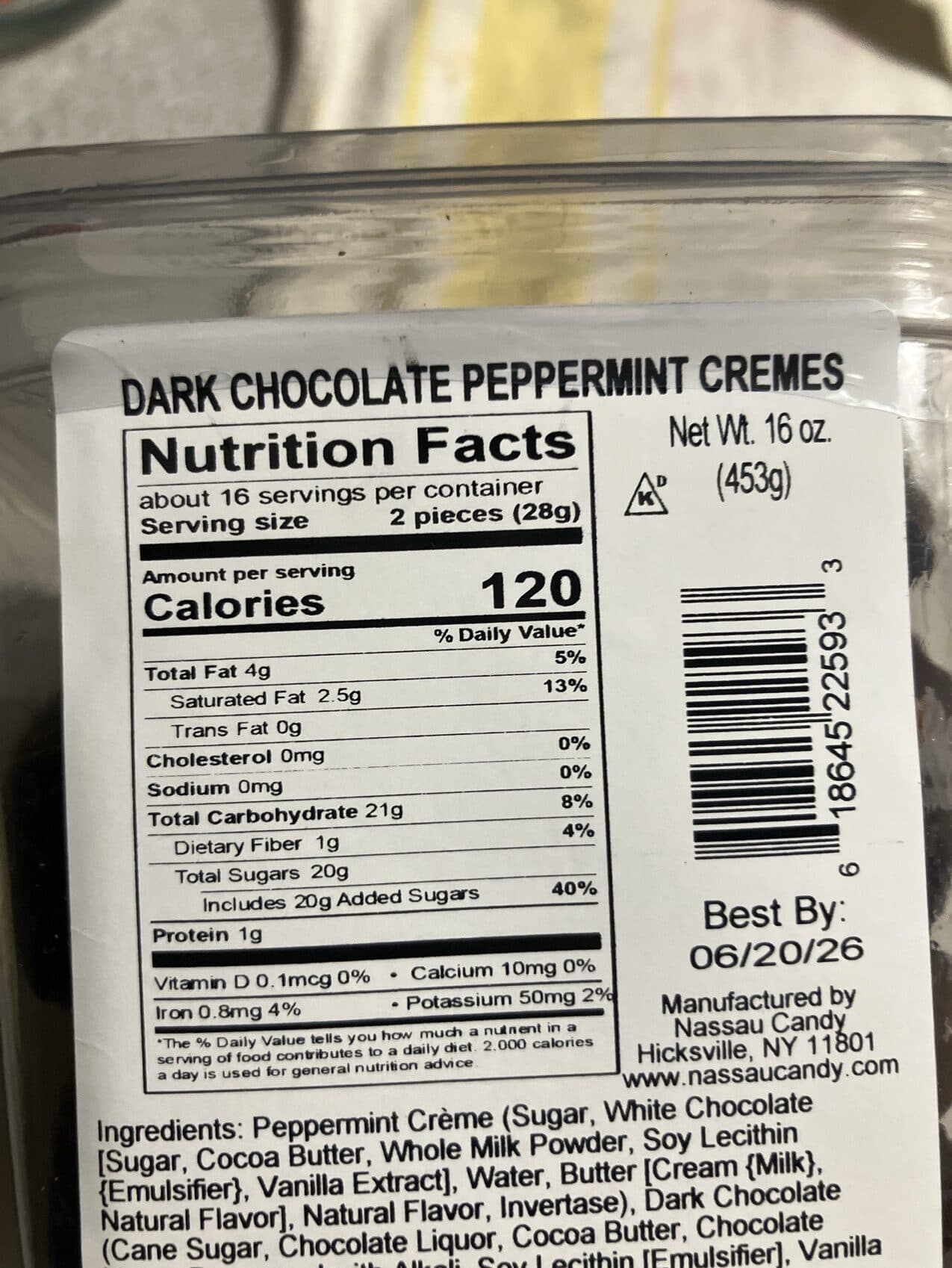 Nassau Candy Distributors Inc. Dark Chocolate packshot