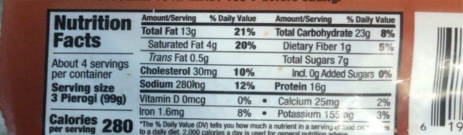 Alexandra Foods Co. Meat Pierogi packshot