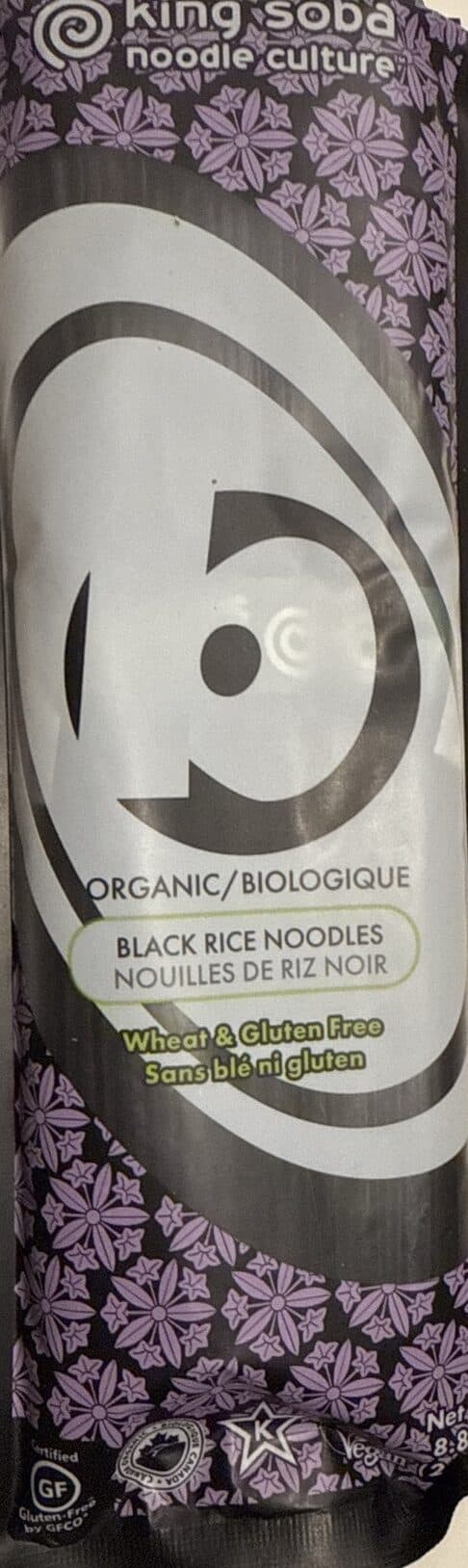 King Soba Organic Black Rice Noodles packshot