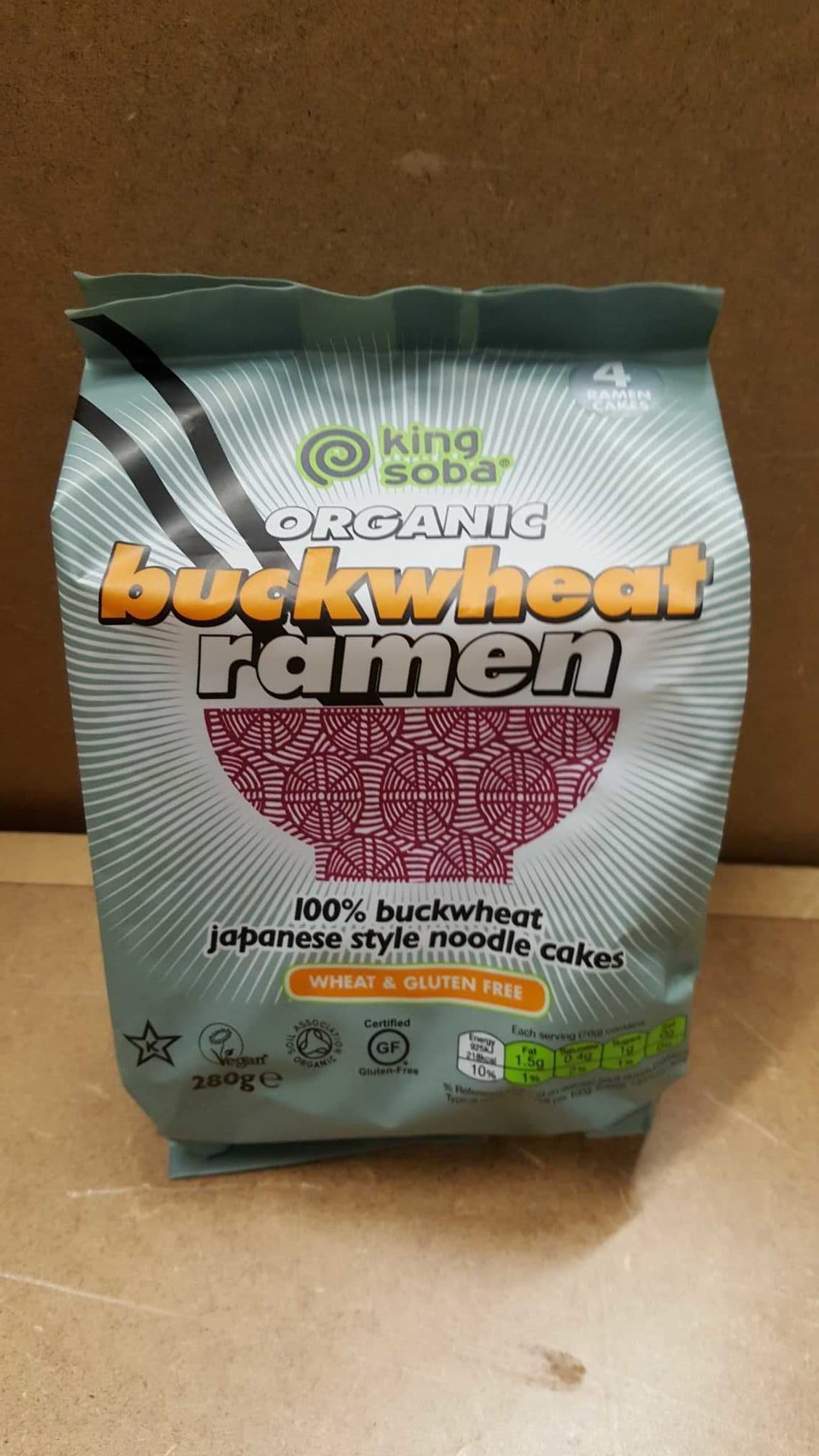 King Soba Organic Buckwheat Ramen Noodles packshot