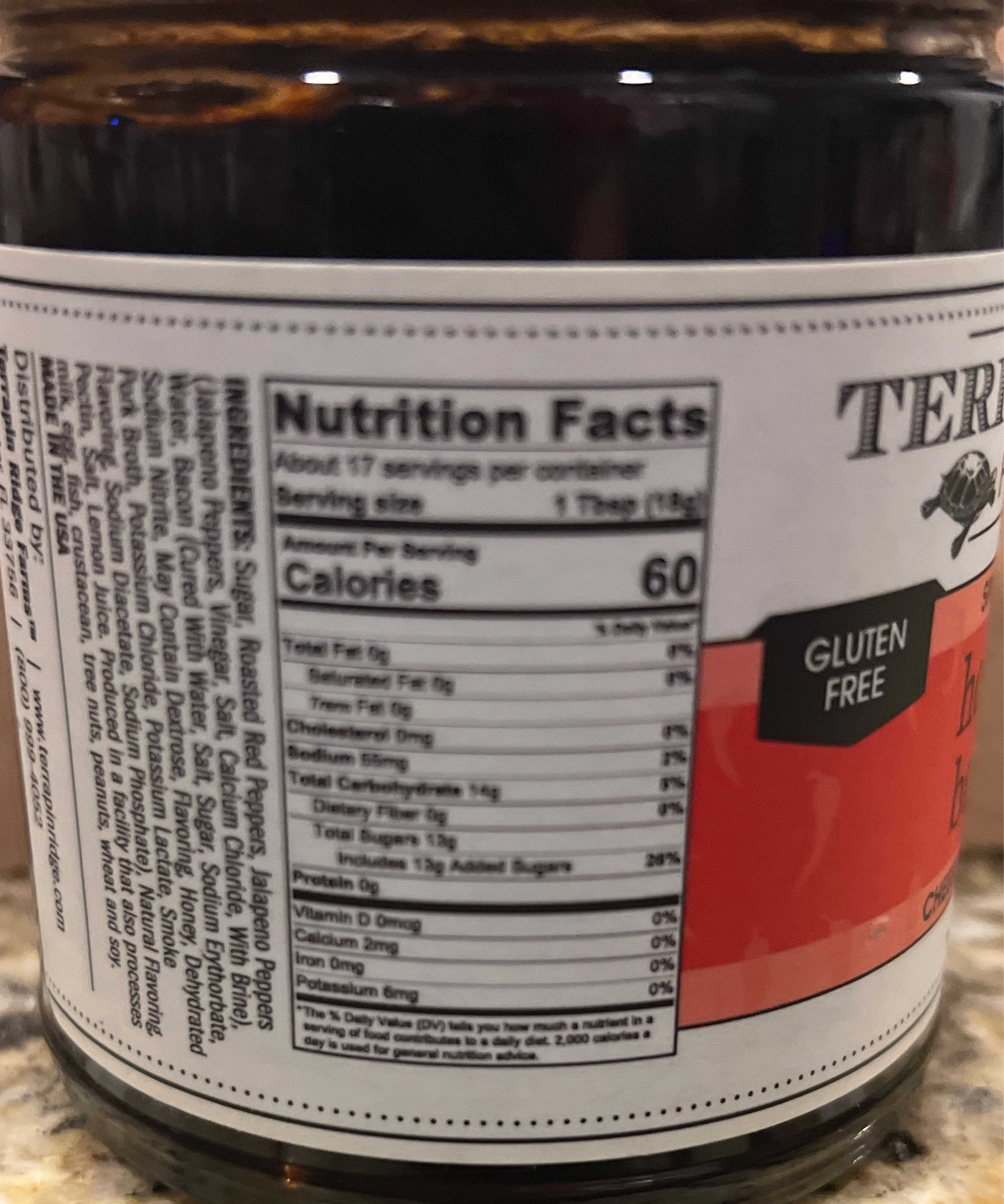TERRAPIN RIDGE FARMS hot pepper bacon jam packshot