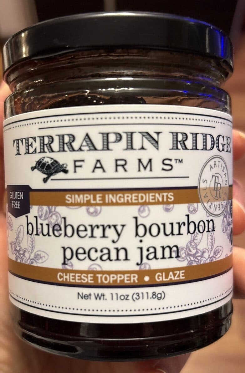 Terrapin Ridge Farms Farms blueberry bourbon pecan jam packshot
