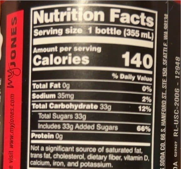 Jones Cane Sugar Soda packshot