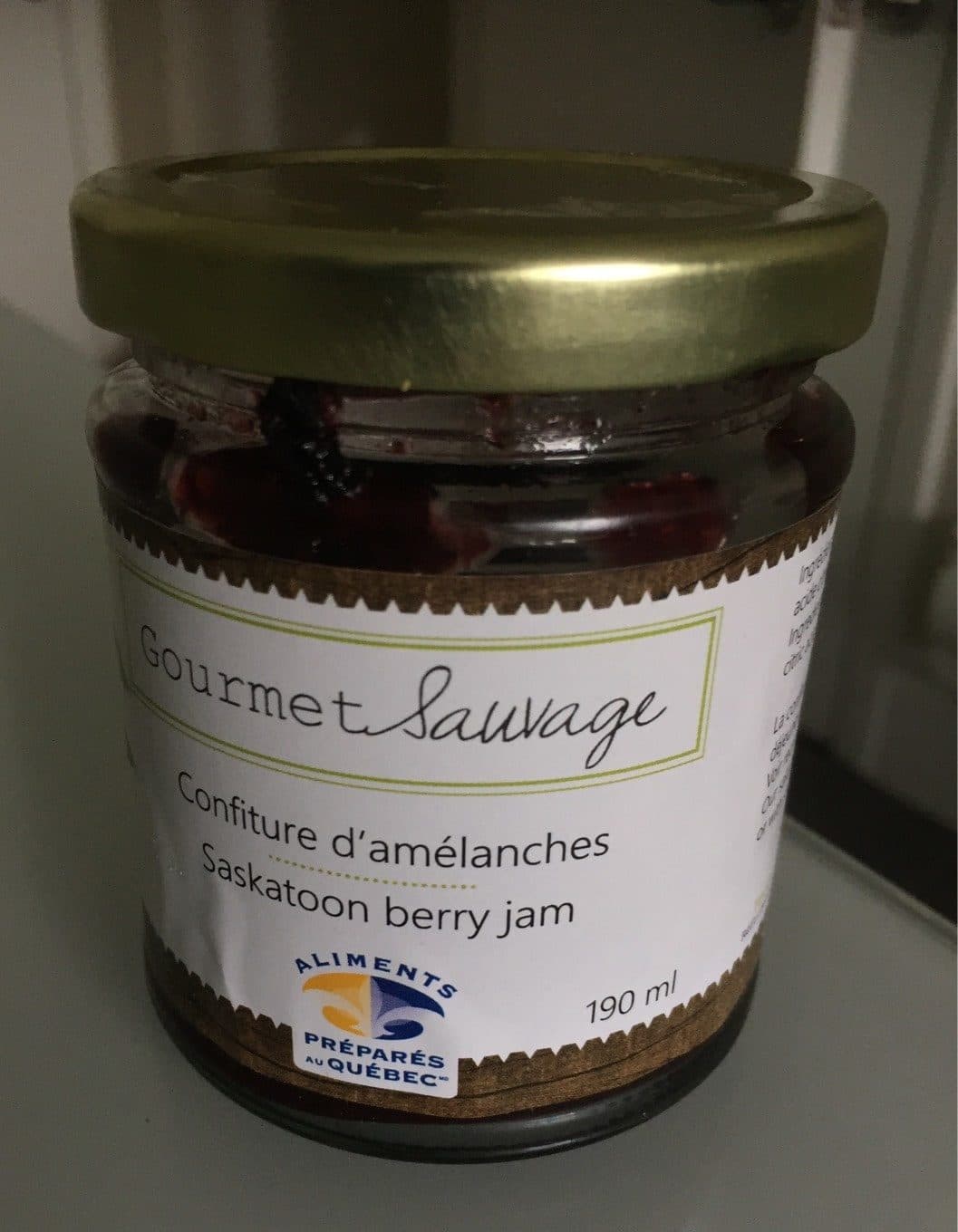 Gouret Sauvage Confiture d’amélanche packshot